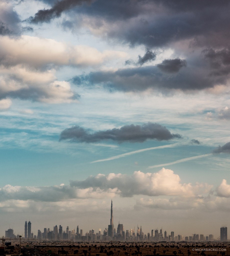 Michael R. Cruz Dubai Photographer. Cloudy Dubai