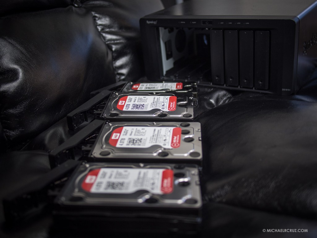 Michael Cruz Dubai Photographer Synology NAS device