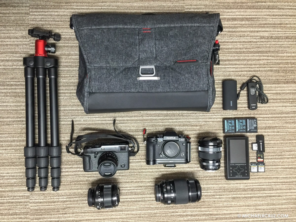 Travel kit Japan Michael R. Cruz Dubai Photographer